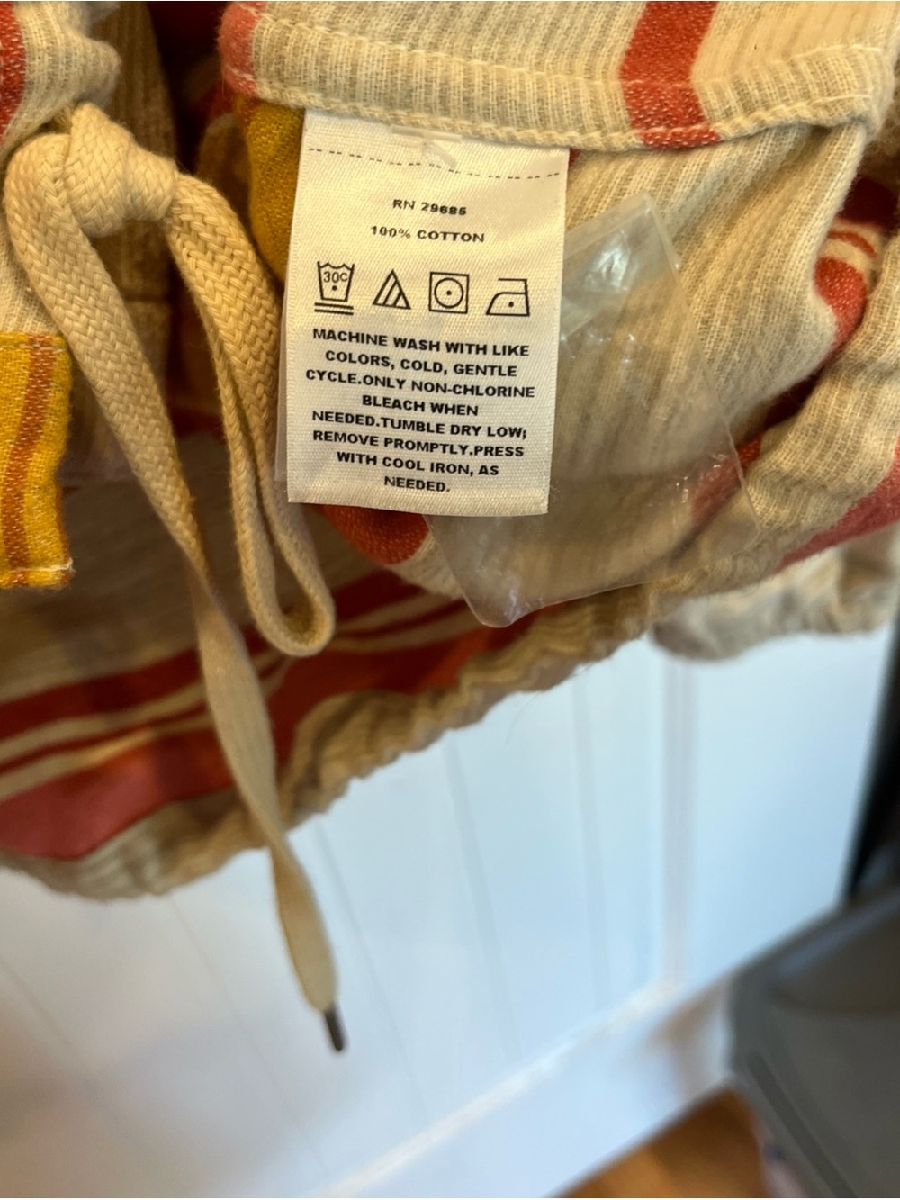 Pendleton Striped Hooded Button-Up Jacket in Rust & Mustard Size S NWOT Western - Picture 6 of 7